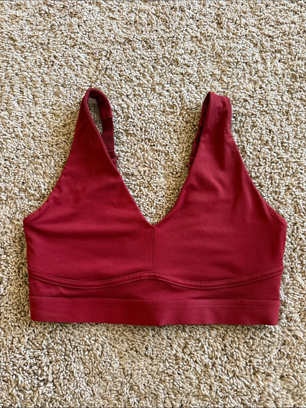 Fabletics Low Impact Sports Bra Red Small